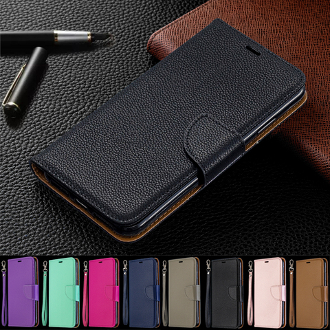 Кожаный чехол-книжка для Xiaomi Redmi Note 7 Pro, Магнитный чехол-бумажник для Xiaomi Redmi 7A Note 7 8 9S, чехлы для телефонов ► Фото 1/6