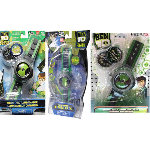 3 стильные оригинальные часы Omnitrix, японские часы-проектор, оригинальные часы DAI, игрушки для детей, для мальчиков и девочек ► Фото 1/1