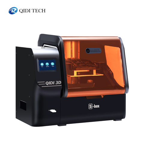 QIDI TECH S-Box полимерный 3D принтер UV LCD принтер, 10,1 дюймов 2K LCD, 4,3 дюймов сенсорный экран, 215x130x20 0 мм/8,46 