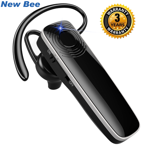 Беспроводная Bluetooth-гарнитура Bee, мини-наушники с микрофоном CVC6.0, для iPhone, xiaomi, Android ► Фото 1/6