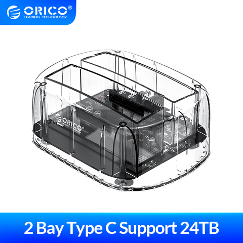 Док-станция ORICO 2 Bay SATA к USB 3,1 HDD, для 2,5 