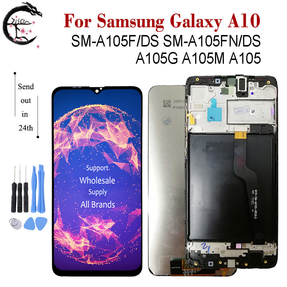 ЖК + рамка для SAMSUNG Galaxy A10 2022 дисплей SM-A105F/DS A105FN A105G  A105M A105 ЖК-экран сенсорный датчик дигитайзер сборка - История цены и  обзор | Продавец AliExpress - Shop4701056 Store | Alitools.io