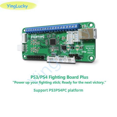 Брук универсальная Боевая доска плюс 3в1 Аркада PCB Боевая палка комплект для PS 3/PS4/ПК с заголовками поддержка тачпад/турбо ключ ► Фото 1/6