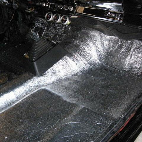 Глушитель из Алюминиевого волокна толщиной 10 мм, хлопковый коврик для автомобильного брызговика, изоляция, тепловой звук, S4C0 ► Фото 1/6