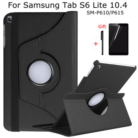 Умный вращающийся на 360 градусов чехол AIYOO из искусственной кожи для Samsung Galaxy Tab S6 Lite 10,4 SM-P610/P615, чехол для планшета + подарки ► Фото 1/5