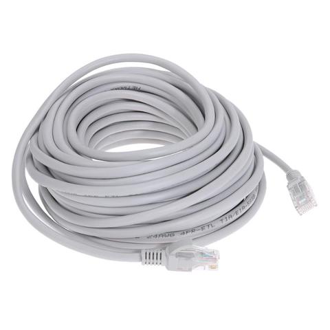Высокоскоростной Ethernet-кабель Cat5e, RJ45, сетевой LAN-кабель, маршрутизатор, суперпроводящий сплав, сетевой кабель 15 м/20 м/25 м/30 м ► Фото 1/6