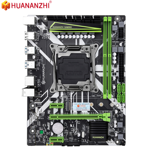 HUANANZHI X99 материнская плата 8 м x99 чип Intel Ксеон E5 X99 LGA2011-3 все серии DDR4 rec NON-ECC памяти NVME USB3.0 блок питания ATX ► Фото 1/6