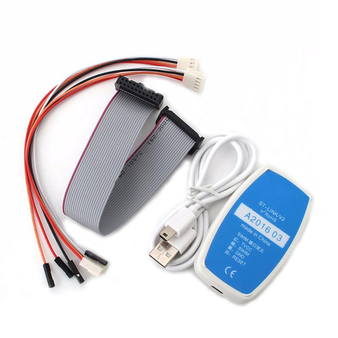 ST-LINK/V2 ST-LINK V2 (CN) ST LINK STLINK эмулятор менеджер загрузки STM8 STM32 искусственное устройство 100% Новый бренд ► Фото 1/5