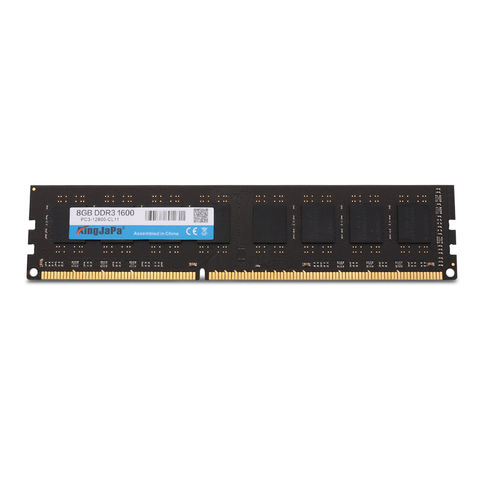 KingJaPa DDR3 1600 / PC3 12800, 2 ГБ 4 ГБ 8 ГБ 16 ГБ, настольный ПК, ОЗУ DIMM DDR 3 1600 МГц 1333 МГц 10600 МГц ► Фото 1/6