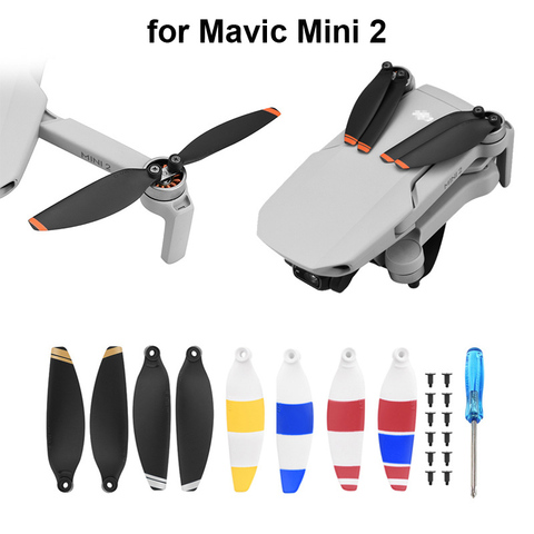 4/8 шт. 4726 Пропеллер для DJI Mavic Pro Mini 2 Дрон светильник Вес реквизит замена лезвия крыло вентиляторы запасные части для Mavic мини 2 аксессуара ► Фото 1/6