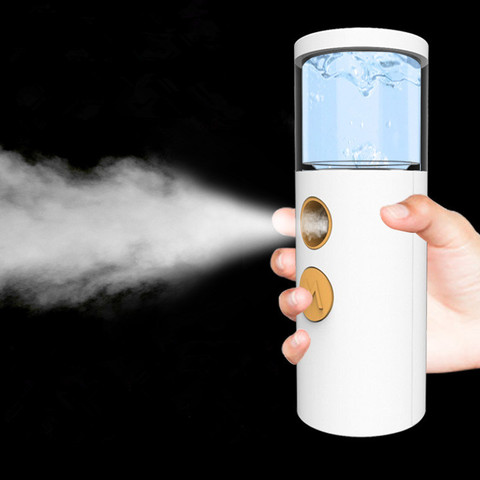 Портативный USB Перезаряжаемый нано-увлажнитель, охлаждающий туман, мини-разбрызгиватель для наращивания ресниц, устройство для лица ► Фото 1/5