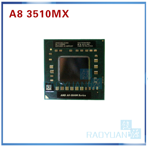 Четырехъядерный процессор AMD, процессор для ноутбука A8 3510MX AM3510HLX43GX, центральный процессор 1,8 ГГц/4 м/четырехъядерный FS1, ноутбук APU для ноутбука s ► Фото 1/1