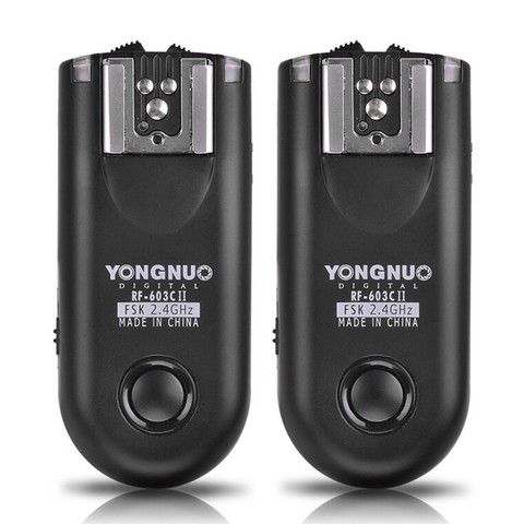 Беспроводной дистанционный триггер YONGNUO для Canon 1100D 1000D 600D 700D 650D 100D 550D 500D 450D 400D 350D 300D ► Фото 1/6