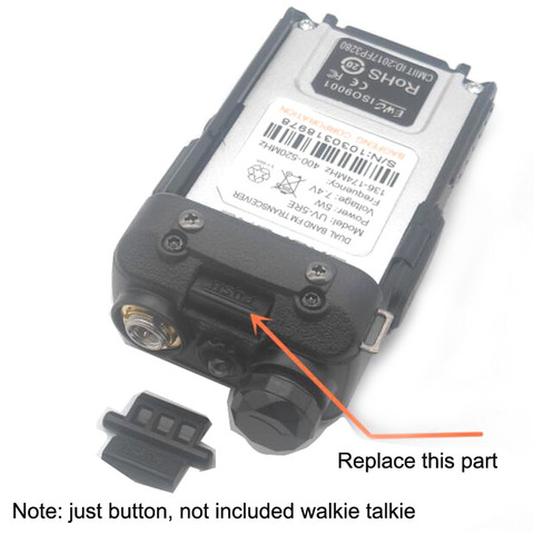 Замена Кнопка для Baofeng Блокировка аккумулятора держать адаптер для Baofeng UV-5R UV5R WUV-5R UV-5RA UV-5RE радио аксессуары ► Фото 1/1