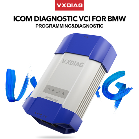 VXDIAG VCX профессиональный автомобильный диагностический инструмент для BMW ICOM A2 A3 NEXT ISTA/INPA/ESYS OBD2 сканер ECU программист для BMW кодирования ► Фото 1/6