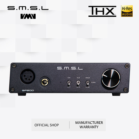 SMSL SP200 THX AAA 888 технология сбалансированный усилитель для наушников с входом XLR RCA ► Фото 1/6
