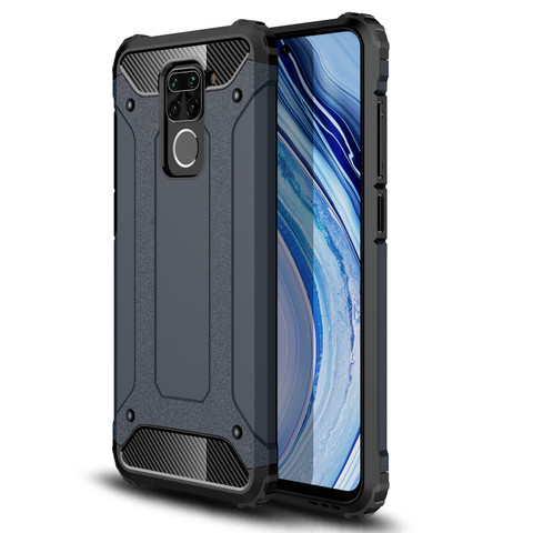 Прочный чехол для Xiaomi Redmi Note 9, чехол Note 9s Note 9 Pro Max, Силиконовый противоударный защитный чехол для задней панели, ударная Броня ► Фото 1/6