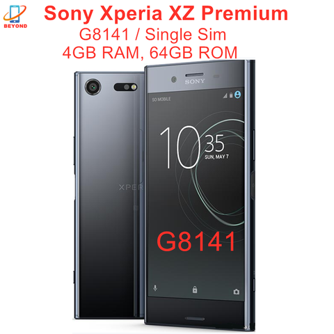 Оригинальный разблокированный телефон Sony Xperia XZ Premium G8141, восемь ядер, ОЗУ 4 Гб ПЗУ 64 ГБ, 13 МП и 19 МП, экран 5,46 дюйма, Snapdragon 835, NFC ► Фото 1/6