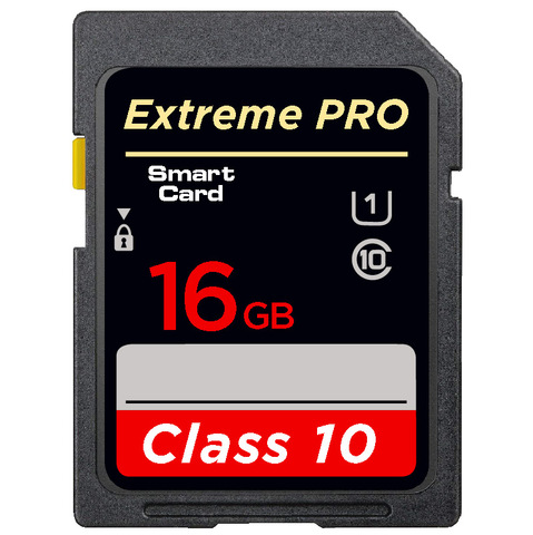 Карта памяти Extreme Pro SD, класс 10, 256 ГБ, 128 ГБ, 64 ГБ, 32 ГБ, 16 ГБ, флеш-карта SDXC, SDHC, для камеры ► Фото 1/6