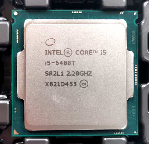 Процессор Intel Core i5 6400T 2,2 ГГц четырехъядерный четырехпоточный ЦПУ Процессор 6 Мб 35 Вт LGA 1151 ► Фото 1/1