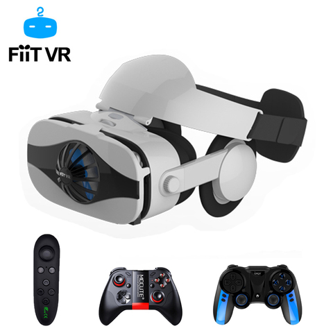 Viar шлем 3D VR очки Виртуальная реальность гарнитура для iPhone Android смартфон, шлем смартфон 3 D линзы бинокль ► Фото 1/6