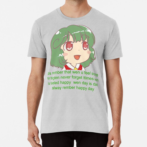 Chibi Yuuka, удобная футболка, аниме мем Touhou 4chan Greentext Weeaboo, милый успокаивающий ► Фото 1/6