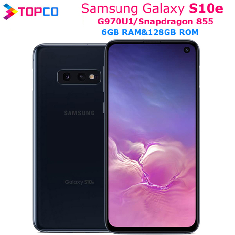 Samsung Galaxy S10e G970U G970U1 оригинальный LTE Android мобильный телефон Snapdragon 855 Восьмиядерный 5,8 