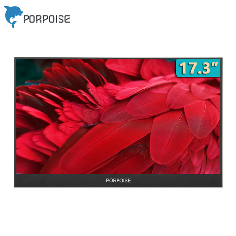 17,3 дюймовый игровой портативный экран PORPOISE 1920x1080 HDR IPS NTSC 72% 60 Гц дисплей Type C для Ps4 Xbox NS Switch USB монитор ► Фото 1/6