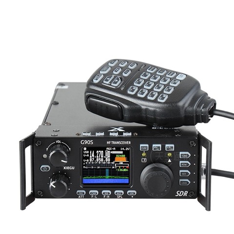 Любительский радиоприемник Xiegu G90 HF, приемопередатчик 20 Вт SSB/CW/AM/FM 0,5-30 МГц, структура SDR со встроенным автоматическим антенным тюнером ► Фото 1/6