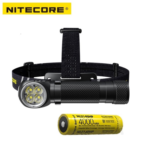 Налобный фонарь NITECORE HC35 с зарядкой Micro-USB, 4 светодиосветодиодный CREE XP-G3 S3, 2700 люмен, для улицы/кемпинга ► Фото 1/6