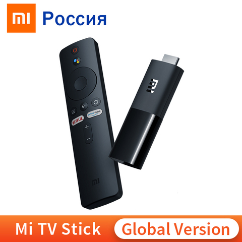 Глобальная версия Xiaomi Mi TV Stick Android TV 9,0 четырехъядерный 1080P Dolby DTS HD Двойное декодирование 1 ГБ ОЗУ 8 Гб Google Assistant Netflix ► Фото 1/6