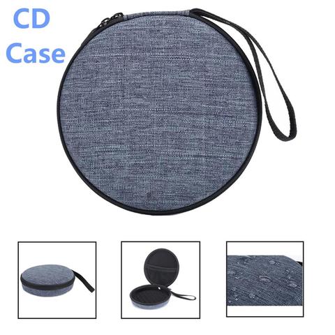 Новый портативный жесткий Дорожный Чехол для хранения для CD-плеера, личного компактного диска, компакт-дисков, наушников, usb-кабеля и AUX-кабе... ► Фото 1/6