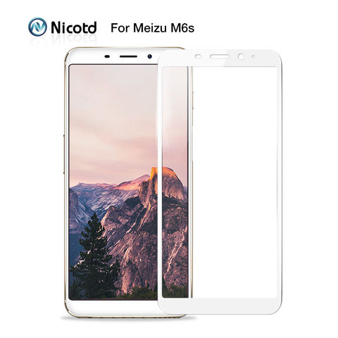 Закаленное стекло Nicotd с полным покрытием для meizu M6s M6 Note 8 9, Защита экрана для MEIZU m6t v8 x8 16t pro m8c M5C, защитная пленка ► Фото 1/6