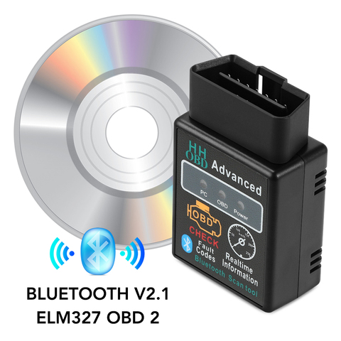 OBD ELM327 Bluetooth V2.1 автомобильный диагностический сканер инструмент для Ssangyong Rexton Kyron Korando ► Фото 1/5