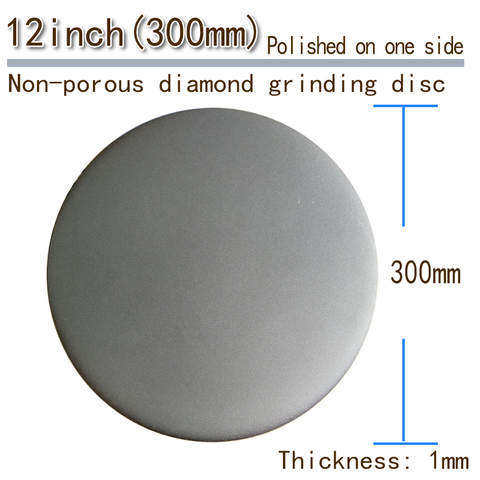 Алмазный шлифовальный диск BAXIONGDI Imperforate, плоский круглый диск 12 дюймов (300 мм) для шлифовки и полировки ювелирных изделий ► Фото 1/6