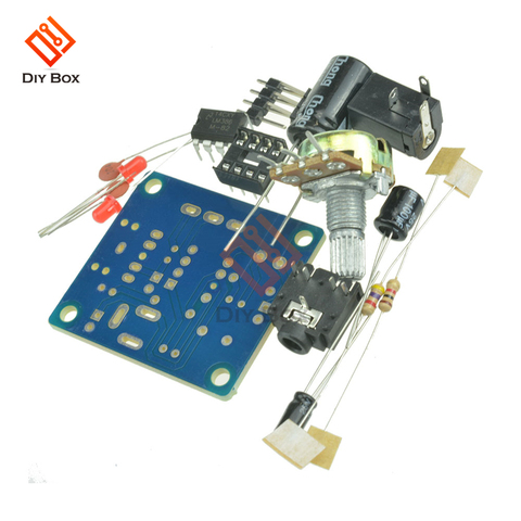 LM386 мини аудио усилитель доска модуль DIY Kit Super Mini 3V-12V 3,5 мм МГц GSM усилитель gsm модуль Аудио Звуковая карта регулятор громкости ► Фото 1/6