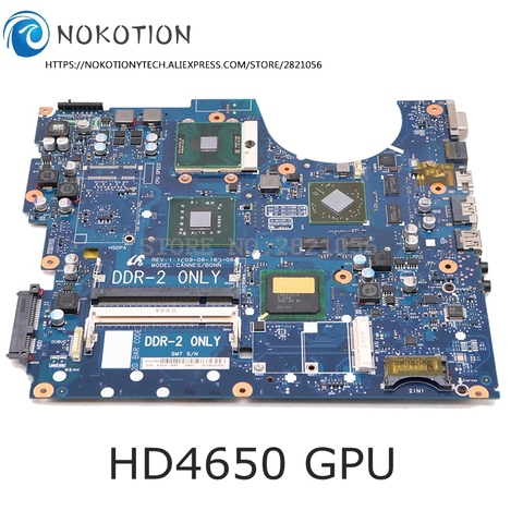 NOKOTION материнская плата для ноутбука, материнская плата для Samsung R520 R522 R620, PM45, DDR2, HD4650, с процессором, с процессором, для Samsung R520, R522, R620, PM45, DDR2, HD4650 ► Фото 1/1