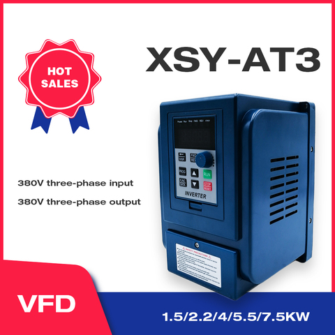 VFD 1,5 квт/2,2 квт CoolClassic преобразователь частоты XSY-AT3 3P 380 в выход бесплатная доставка ► Фото 1/4