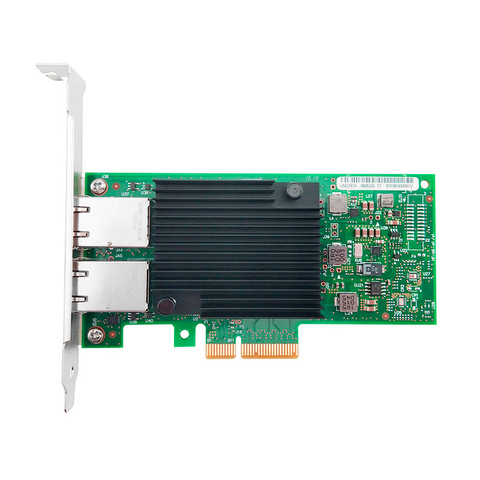 Горячая Распродажа X550-T2 10G зарядное устройство с двумя портами RJ45 PCIe3.1 X8 сетевая карта Intel X550 ► Фото 1/6