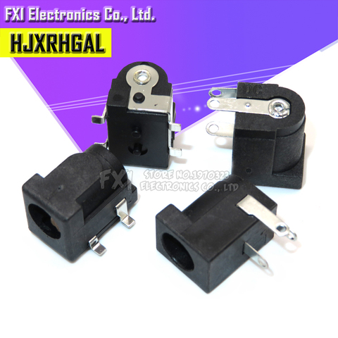 10 шт. DC-005 DC005 DC050 DC разъем питания 5,5-2,1 мм 4 контакта SMD/DIP медь ноги новый оригинальный ► Фото 1/2