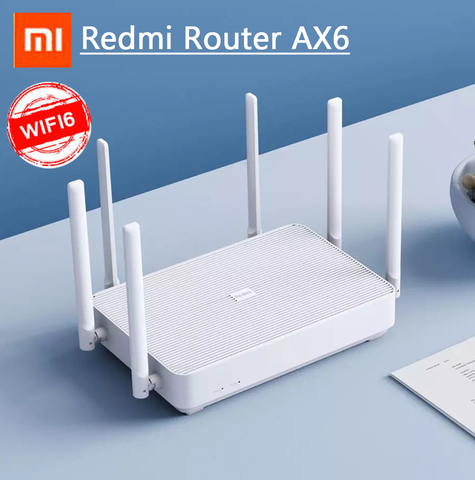 Новый маршрутизатор Xiaomi Redmi AX6 WiFi 6 1800 5-ядерный 2976 Мбит/с сетчатая память домашний IoT 6 усилитель сигнала 2,4G 5 ГГц 2 двухдиапазонных OFDMA ► Фото 1/4