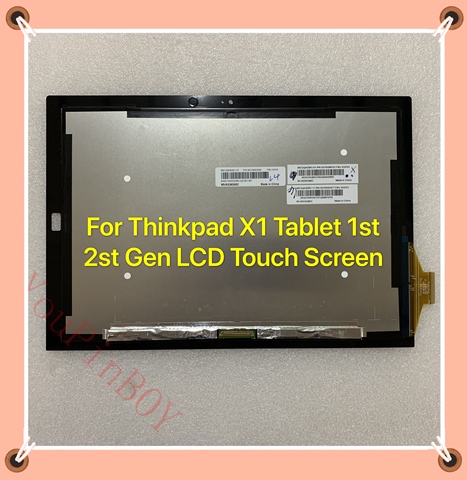 Оригинальный сменный сенсорный ЖК-экран, 12 дюймов, для Lenovo Thinkpad X1 Tablet Gen 1 Gen 2, Lenovo Thinkpad X1, 2160*1440 ► Фото 1/6