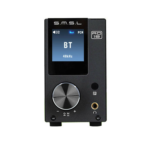 SMSL AD18 полный цифровой усилитель и ЦАП 80 Вт * 2 DSP HIFI Bluetooth 4,2 NFC оптический/коаксиальный USB ЦАП Декодер с дистанционным управлением ► Фото 1/5