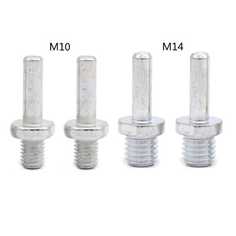 10 мм/14 мм, Жесткий сплав M10/M14, винтовой шпиндель, адаптер для дрели, подложка, проволочная щетка, шатун для полировки автомобиля ► Фото 1/6