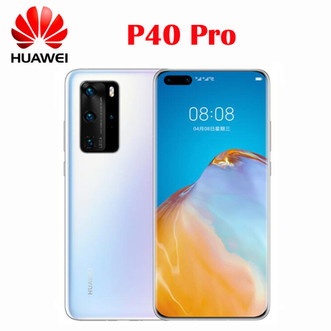 Оригинальный официальный сотовый телефон Huawei P40 Pro, Восьмиядерный процессор Kirin 990, экран 6,58 дюйма 2640x1200P 90 Гц OLED, OTG NFC, Беспроводная зарядка ► Фото 1/2