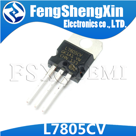 10 шт./лот L7805CV TO220 L7805-220 7805 LM7805 MC7805 новый IC регуляторы напряжения ► Фото 1/2