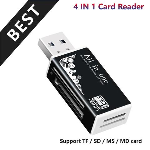 2-в-1 кардридер s USB 2,0 высокоскоростной для Micro SD SDXC T-Flash TF кардридер адаптер ► Фото 1/6