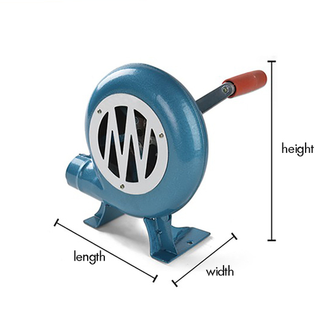 Ручной воздушный вентилятор 80 Вт/120 Вт/150 Вт, ручной пылеуловитель для барбекю, пикника, кемпинга, пешего туризма ► Фото 1/4