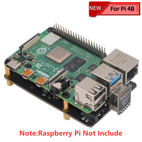 Новая версия! Материнская плата Raspberry X862 M.2 NGFF 2260/2242/2230 SATA SSD, только для Raspberry Pi 4B ( 4 модели B) ► Фото 1/1
