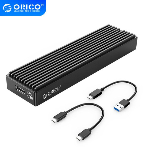 ORICO M.2 NVME Box 10 Гбит/с/5 Гбит/с M2 SATA NGFF USB чехол Gen2 PCIe SSD чехол SSD корпус инструмент бесплатно для 2230/2242/2260/2280 m2 SSD ► Фото 1/6